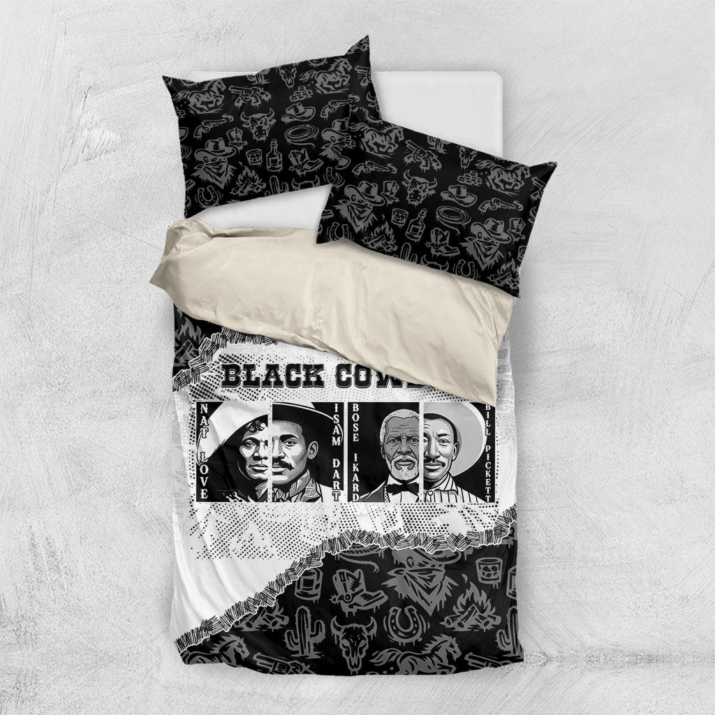 Black Cowboy Bedding Set African American Black History Unique Style