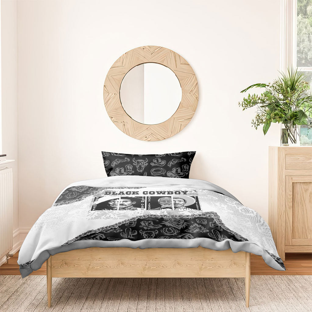 Black Cowboy Bedding Set African American Black History Unique Style