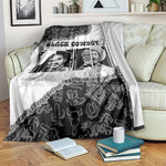 Black Cowboy Blanket African American Black History Unique Style