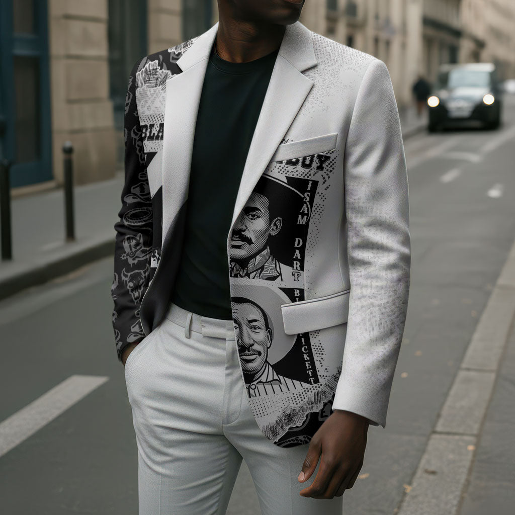 Black Cowboy Blazer African American Black History Unique Style
