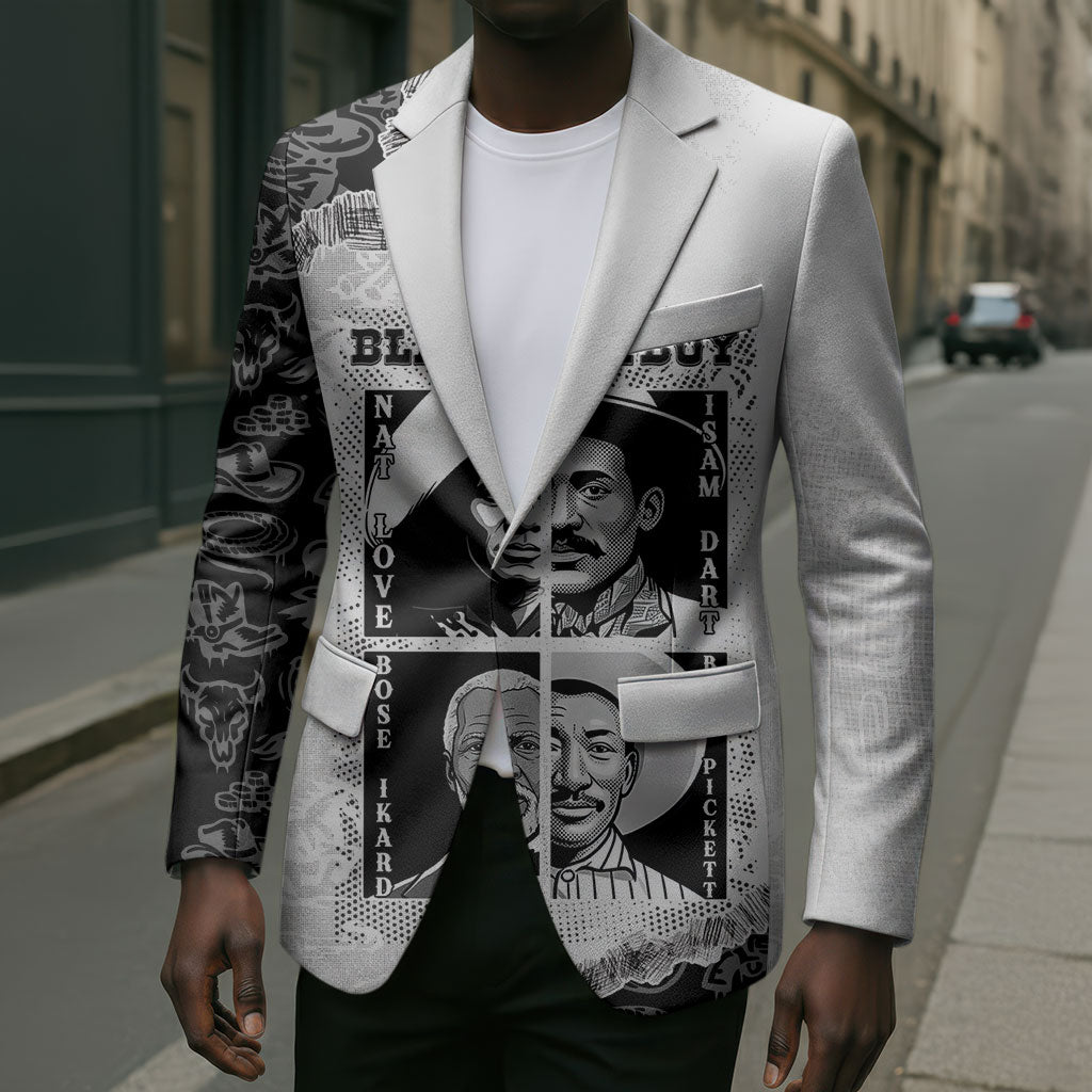 Black Cowboy Blazer African American Black History Unique Style