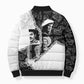 Black Cowboy Bomber Puffer Jacket African American Black History Unique Style
