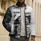 Black Cowboy Bomber Puffer Jacket African American Black History Unique Style