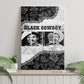 Black Cowboy Canvas Wall Art African American Black History Unique Style