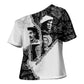 Black Cowboy Cross Shoulder Shirt African American Black History Unique Style