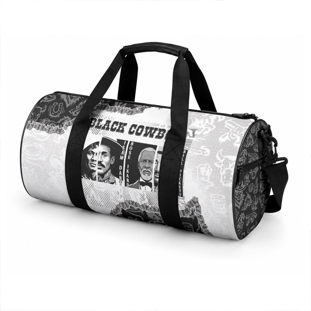 Black Cowboy Duffle Bag African American Black History Unique Style