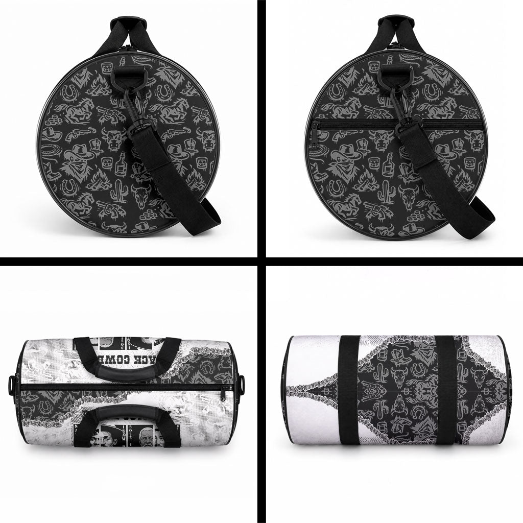 Black Cowboy Duffle Bag African American Black History Unique Style
