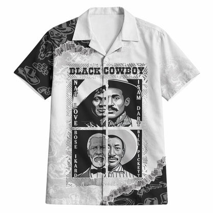 Black Cowboy Hawaiian Shirt African American Black History Unique Style