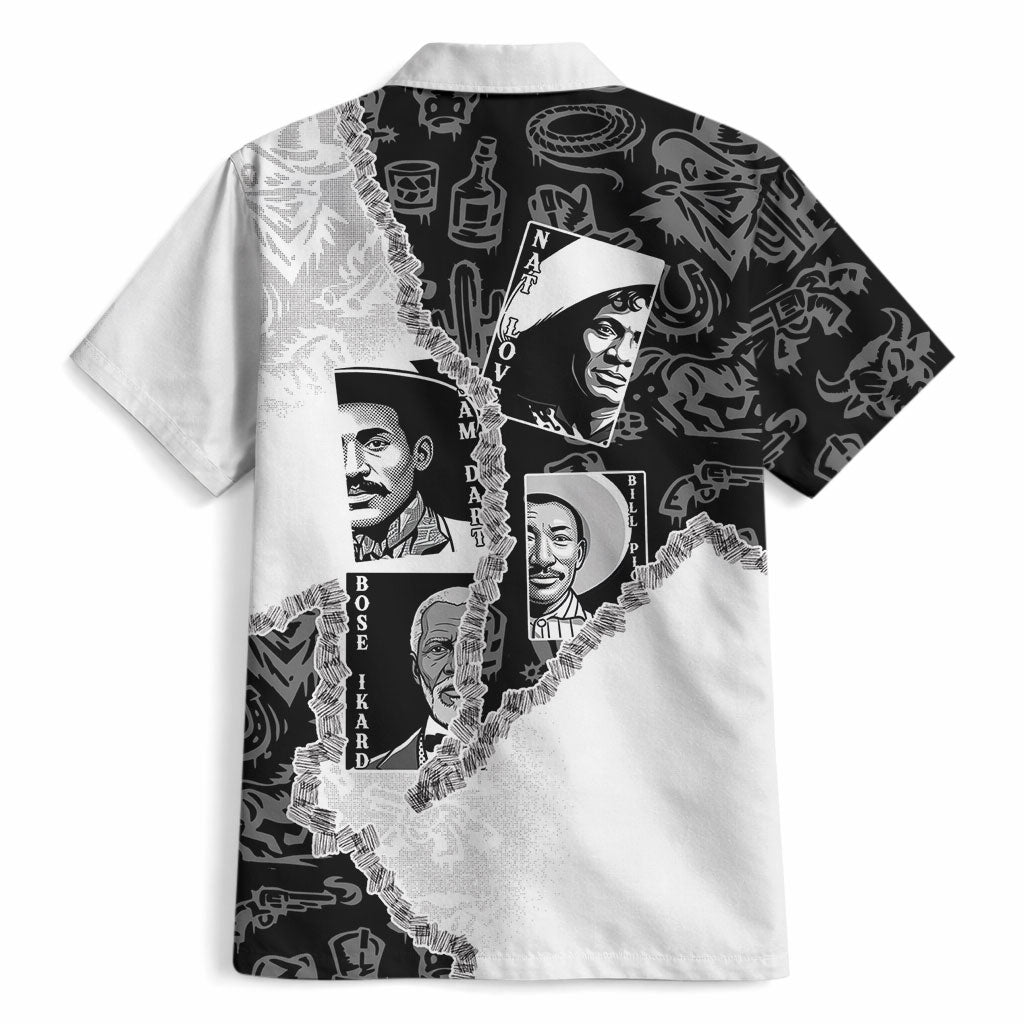 Black Cowboy Hawaiian Shirt African American Black History Unique Style