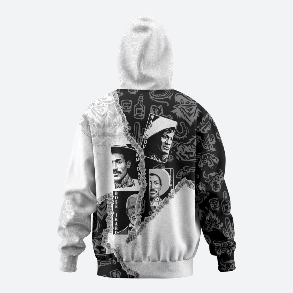 Black Cowboy Hoodie African American Black History Unique Style