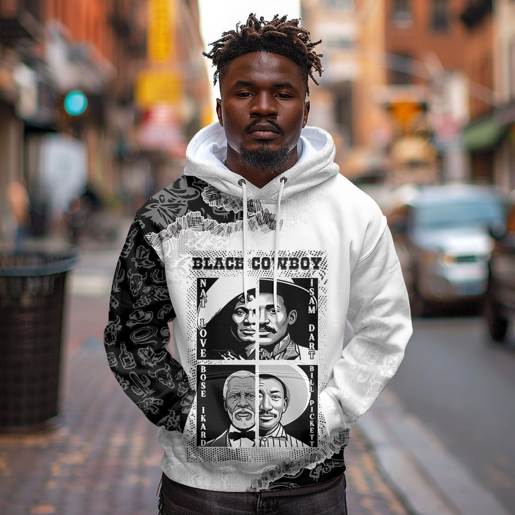 Black Cowboy Hoodie African American Black History Unique Style