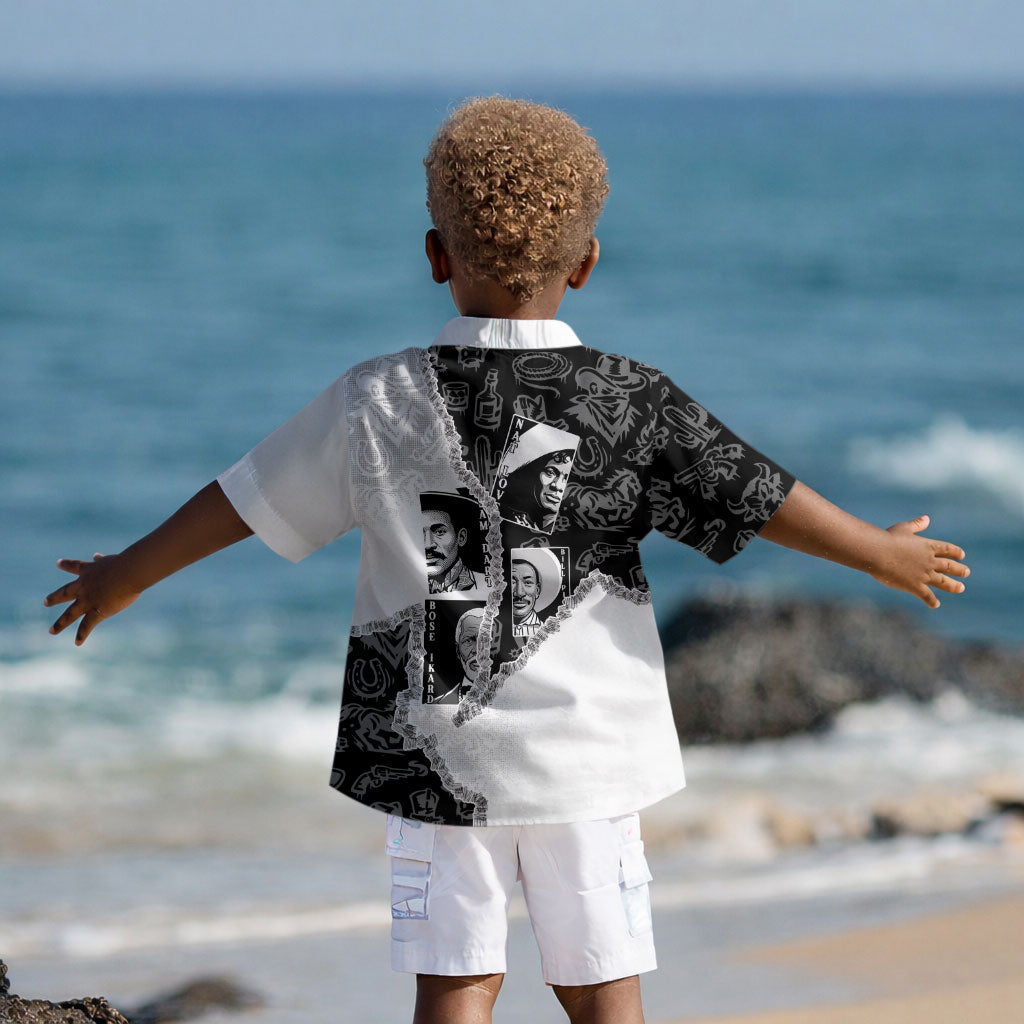 Black Cowboy Kid Hawaiian Shirt African American Black History Unique Style