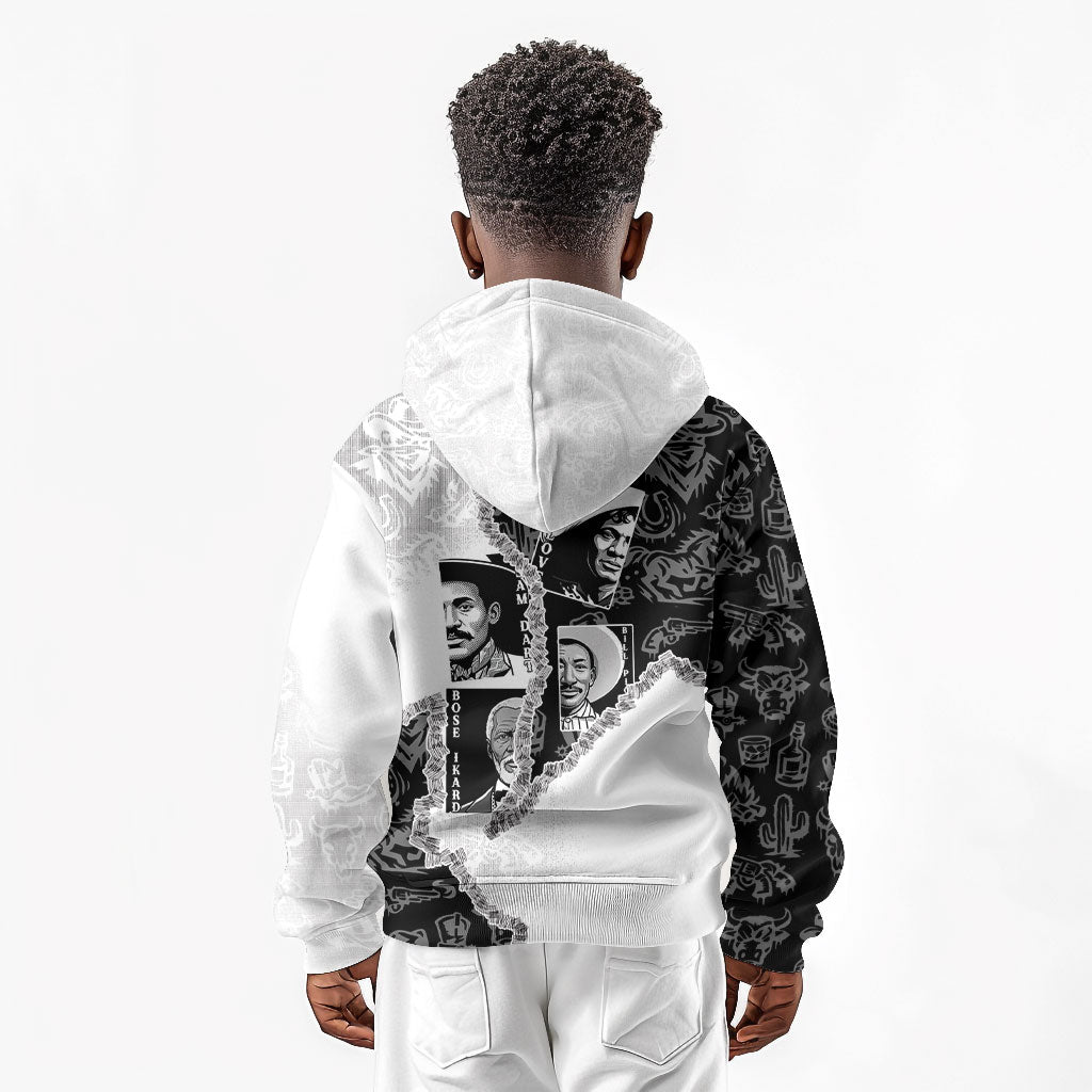 Black Cowboy Kid Hoodie African American Black History Unique Style
