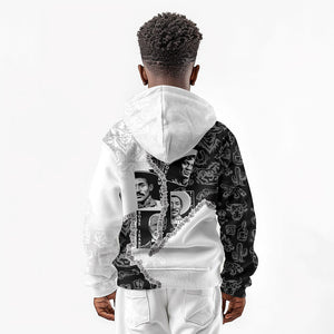 Black Cowboy Kid Hoodie African American Black History Unique Style