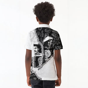 Black Cowboy Kid Polo Shirt African American Black History Unique Style