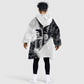 Black Cowboy Kid Wearable Blanket Hoodie African American Black History Unique Style