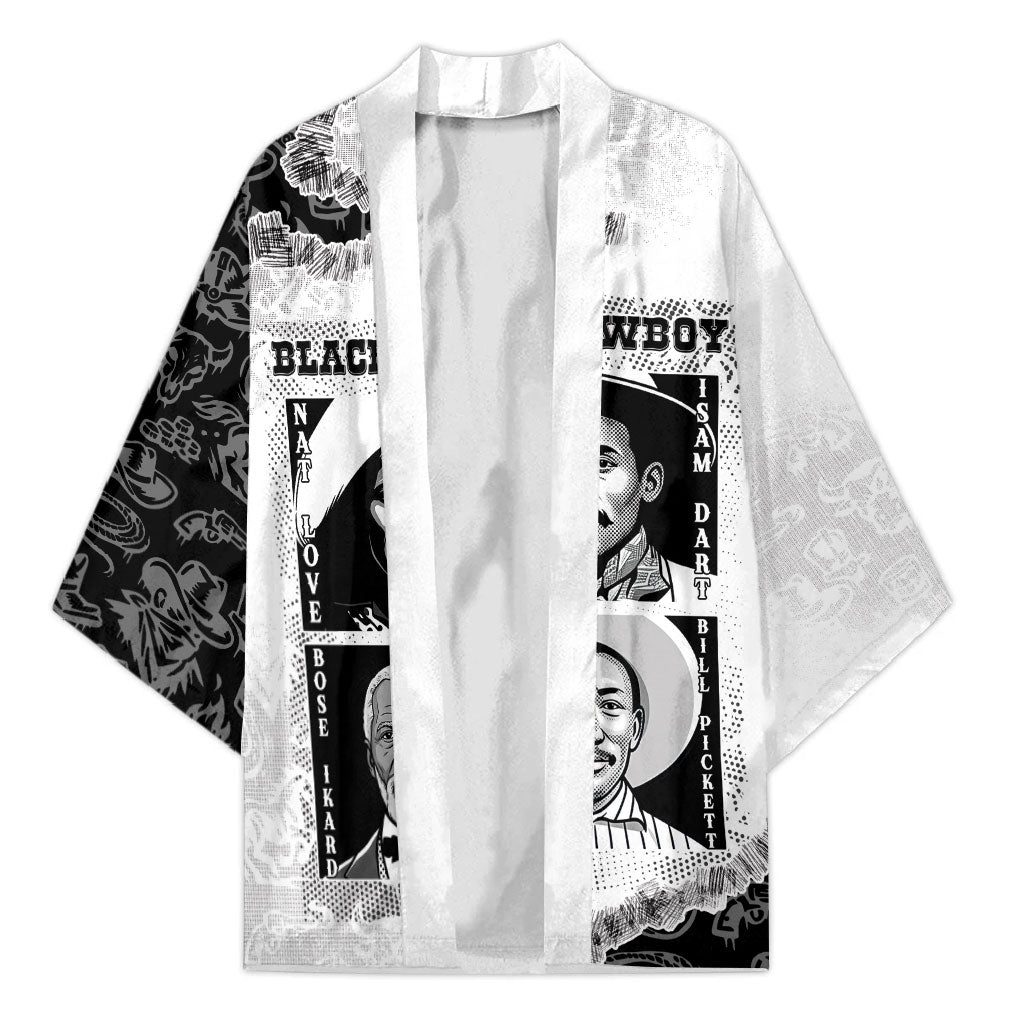 Black Cowboy Kimono African American Black History Unique Style