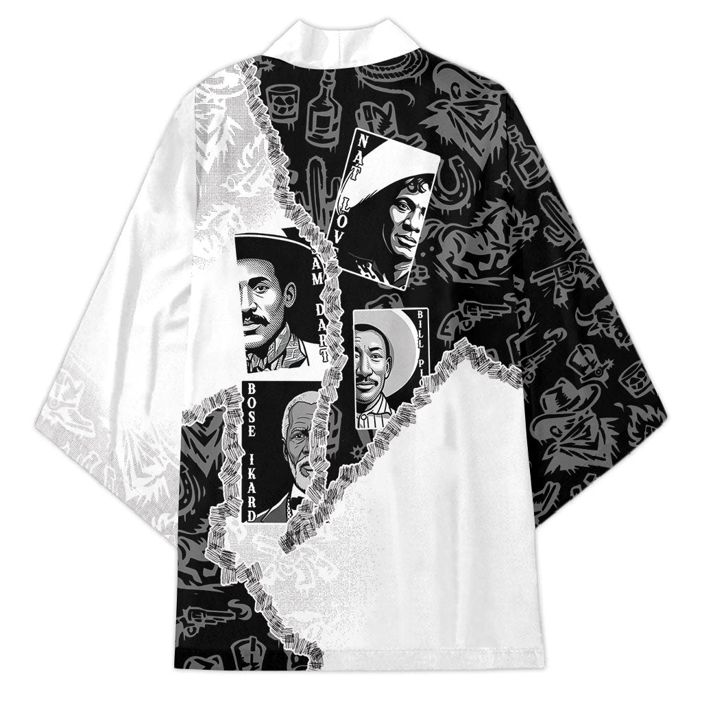 Black Cowboy Kimono African American Black History Unique Style