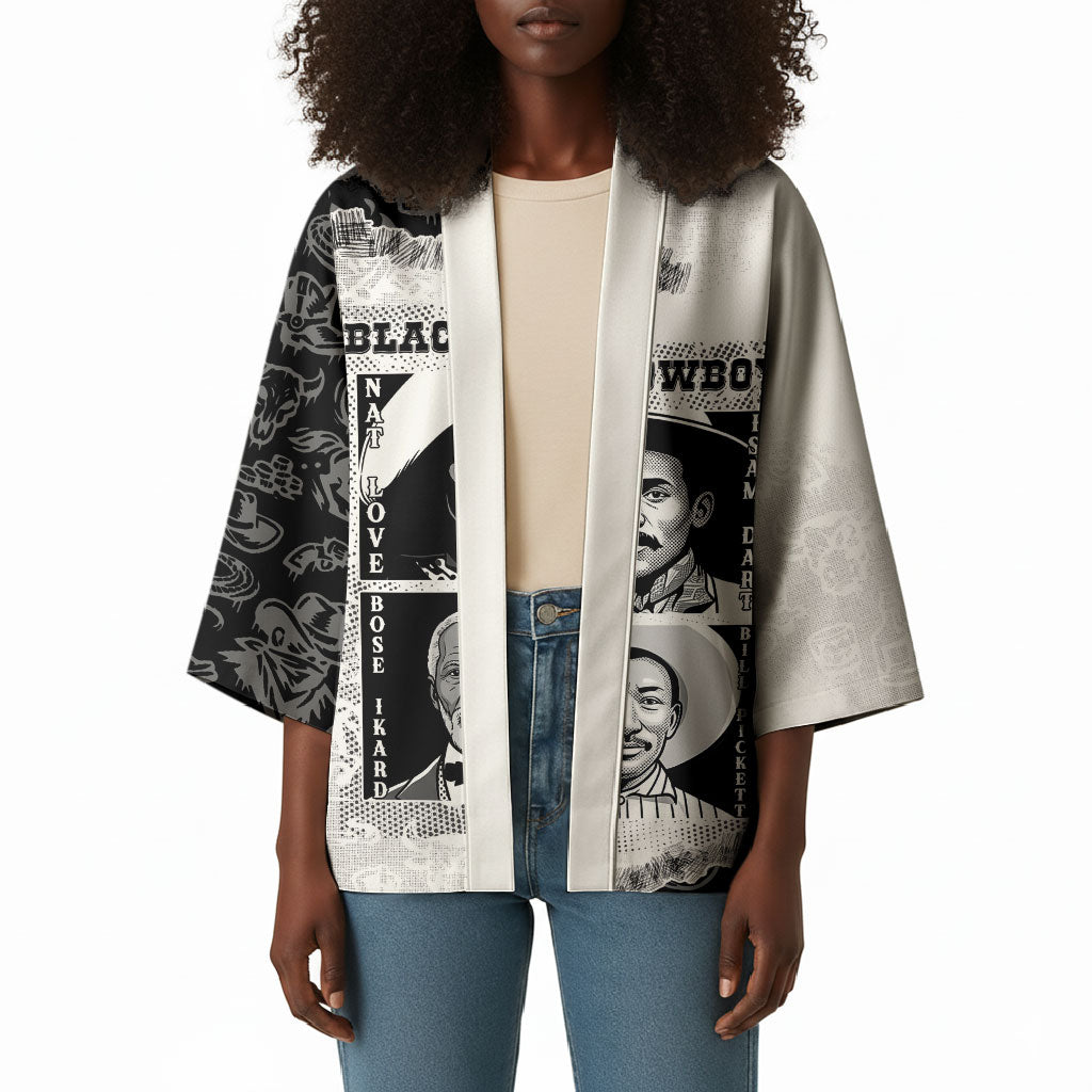 Black Cowboy Kimono African American Black History Unique Style