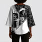 Black Cowboy Kimono Sleeve Blouse African American Black History Unique Style
