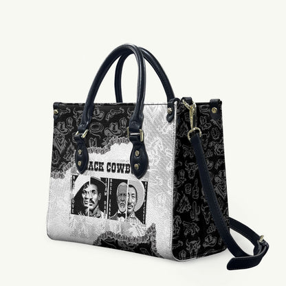 Black Cowboy Leather Bag African American Black History Unique Style