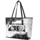 Black Cowboy Leather Tote Bag African American Black History Unique Style