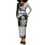 Black Cowboy Long Sleeve Bodycon Dress African American Black History Unique Style