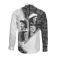 Black Cowboy Long Sleeve Button Shirt African American Black History Unique Style