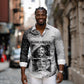 Black Cowboy Long Sleeve Button Shirt African American Black History Unique Style