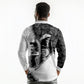 Black Cowboy Long Sleeve Polo Shirt African American Black History Unique Style