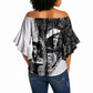 Black Cowboy Off Shoulder Wrap Waist Top African American Black History Unique Style