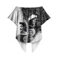 Black Cowboy Off Shoulder Wrap Waist Top African American Black History Unique Style