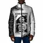 Black Cowboy Padded Jacket African American Black History Unique Style