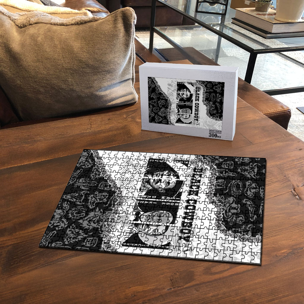 Black Cowboy Puzzle African American Black History Unique Style