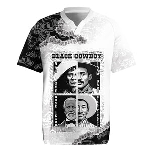 Black Cowboy Rugby Jersey African American Black History Unique Style