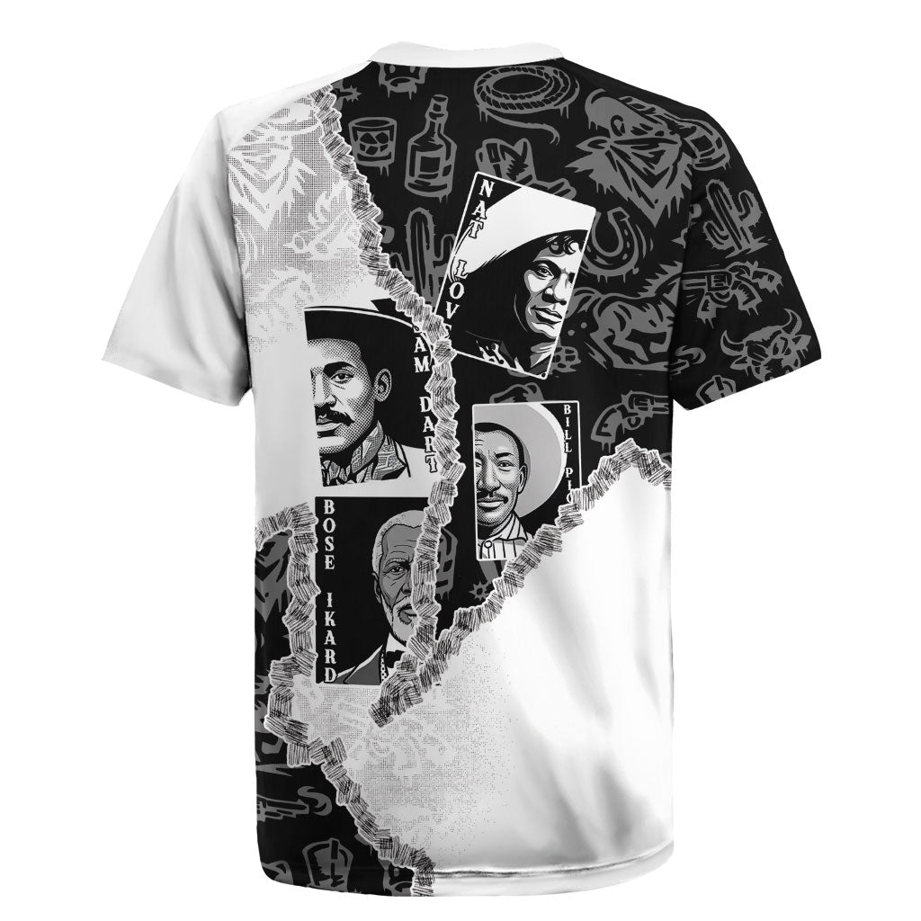 Black Cowboy Rugby Jersey African American Black History Unique Style