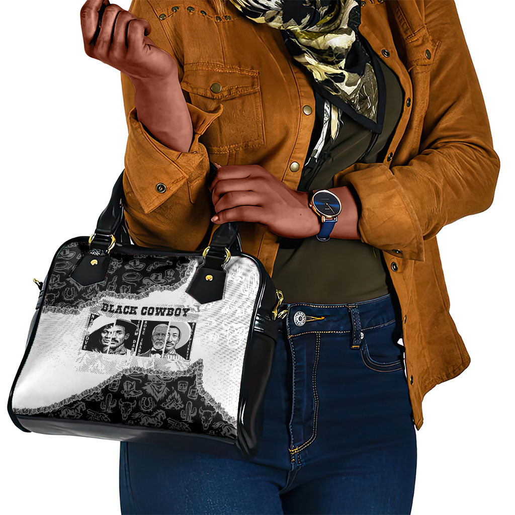 Black Cowboy Shoulder Handbag African American Black History Unique Style