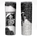 Black Cowboy Skinny Tumbler African American Black History Unique Style