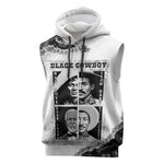 Black Cowboy Sleeveless Hoodie African American Black History Unique Style