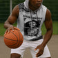 Black Cowboy Sleeveless Hoodie African American Black History Unique Style