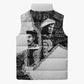 Black Cowboy Sleeveless Puffer Jacket African American Black History Unique Style
