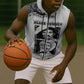 Black Cowboy Sleeveless Zip Hoodie African American Black History Unique Style