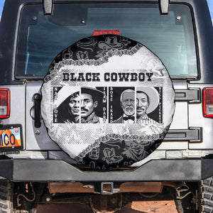 Black Cowboy Spare Tire Cover African American Black History Unique Style