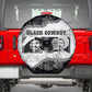 Black Cowboy Spare Tire Cover African American Black History Unique Style