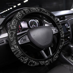 Black Cowboy Steering Wheel Cover African American Black History Unique Style