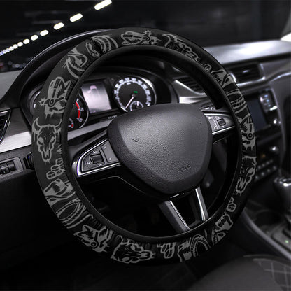 Black Cowboy Steering Wheel Cover African American Black History Unique Style
