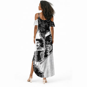 Black Cowboy Summer Maxi Dress African American Black History Unique Style