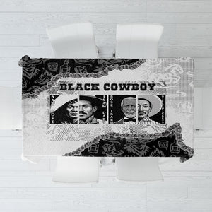 Black Cowboy Tablecloth African American Black History Unique Style