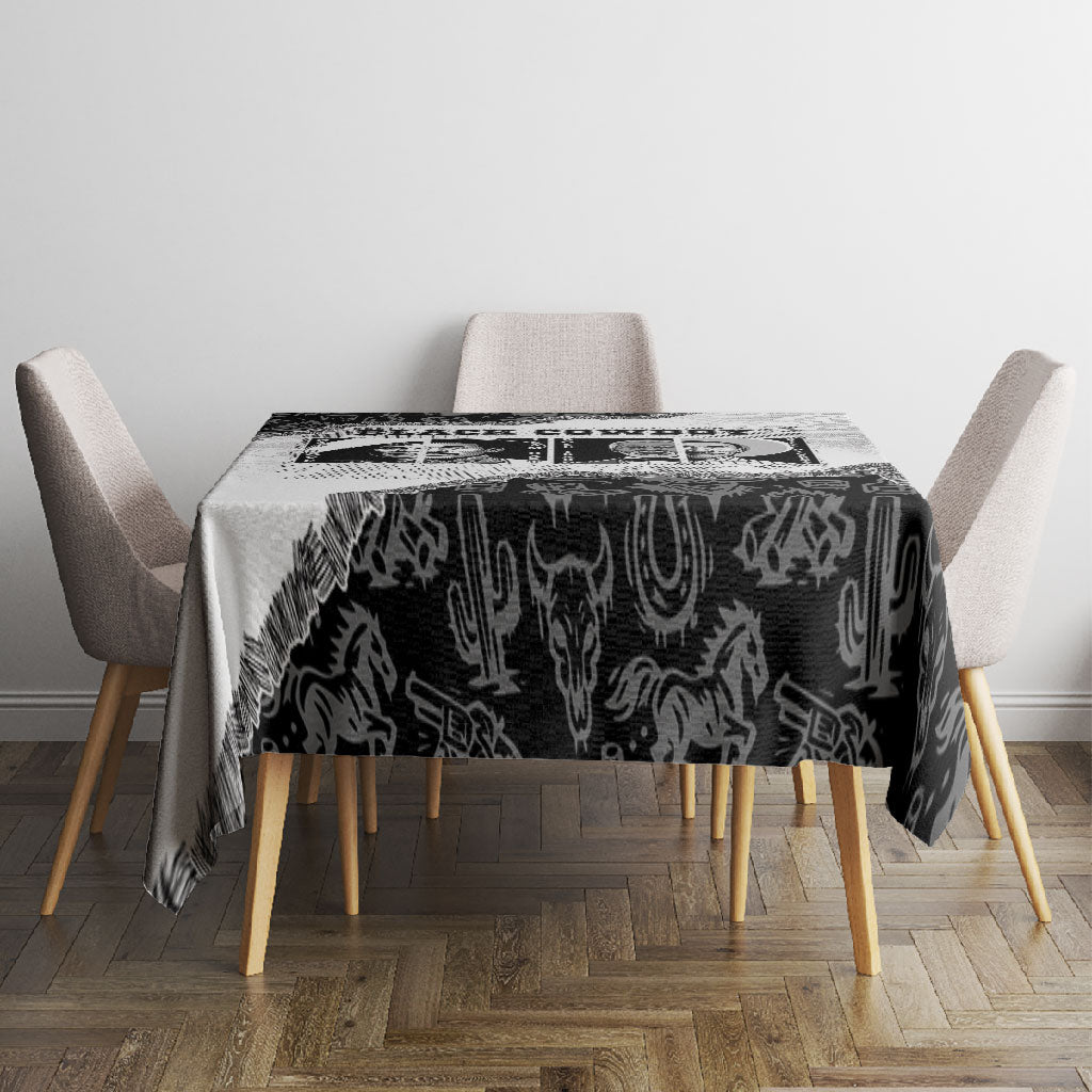 Black Cowboy Tablecloth African American Black History Unique Style
