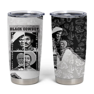 Black Cowboy Tumbler Cup African American Black History Unique Style